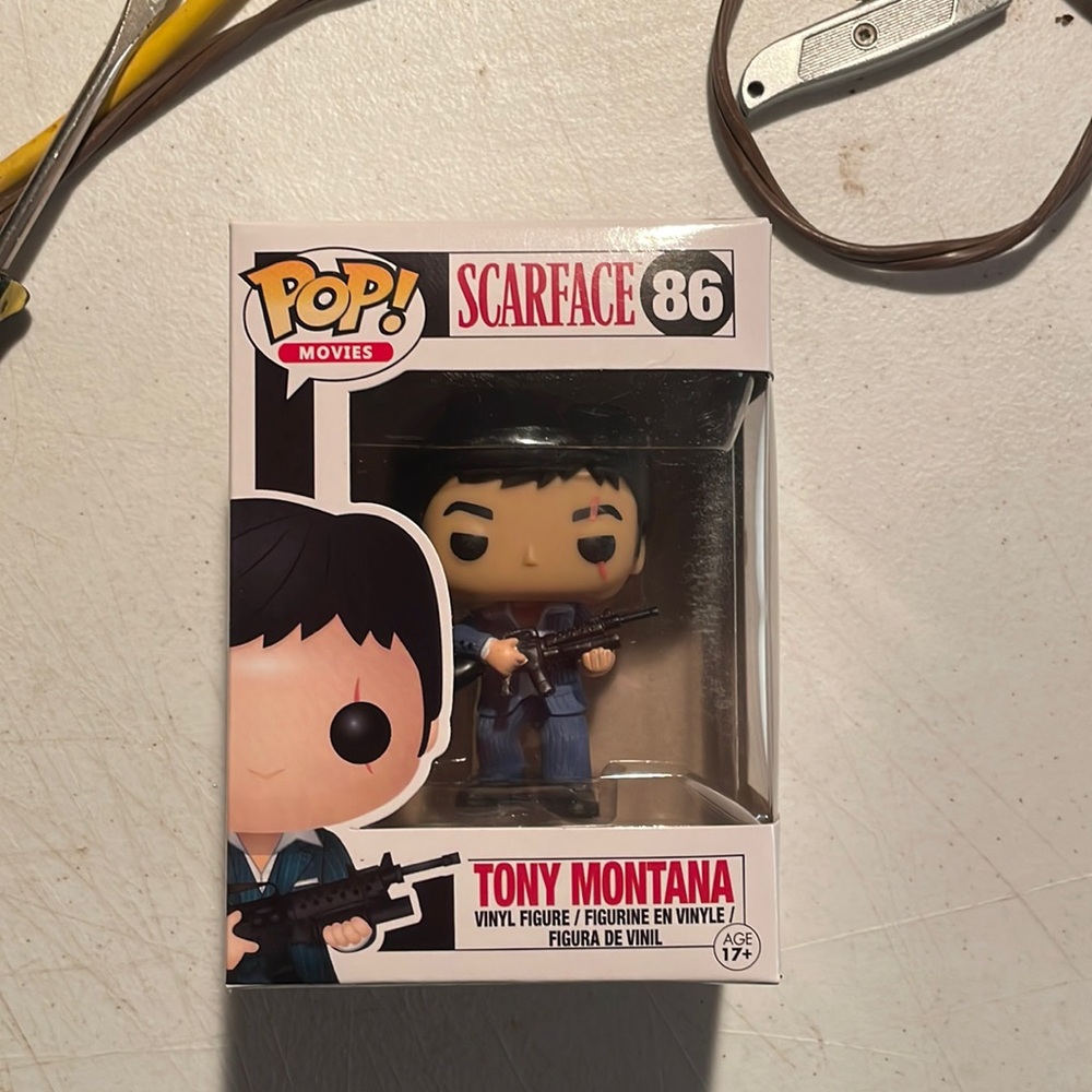 Funko Pop Scarface Tony Montana #86 Movies Collectible Vinyl Figure Desk Toy